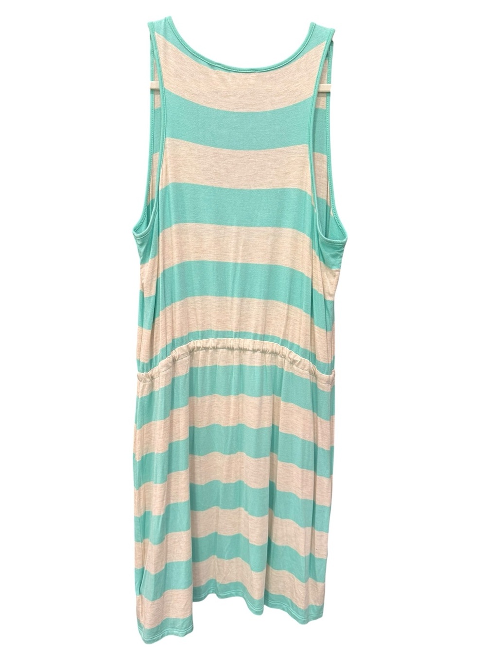 Olive & Oak Mint and Cream Striped Tank Dress - Picture 3 of 5
